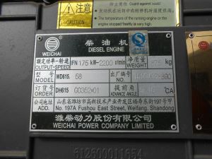 潍柴原装柴油机Wp10.340e32 Wp10.375载货汽车零部件，中国沙克曼重卡SGS认证